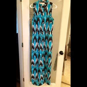 Michael Kors maxi dress w/ side slits (no belt)
